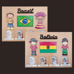 Painel em MDF com Projetos  Brasil/Bolívia